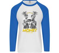 Soldi Squadra Pablo Escobar El Chapo Al Capone Uomo L/S Baseball T-Shirt