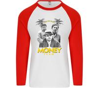 Soldi Squadra Pablo Escobar El Chapo Al Capone Uomo L/S Baseball T-Shirt