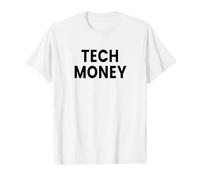 Soldi Tech Maglietta con Stampa Grafica Economica
