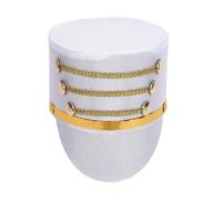 Soldier Hat, Drum Band Major Hat Marching Band Drummer Cosplay Costumes Party Hat (White)