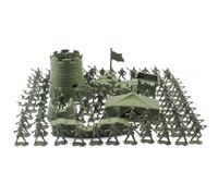 Soldier Men Playset - 100-Teiliges Set | Multifunctional Action Soldier Figures Interactive, Educational Action Figures Playset | 100pcs Soldaten Und Waffen Spielzeugsets Für, Mädchen, Kinder