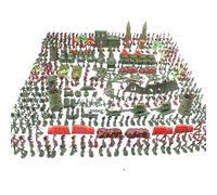 Soldier Men Playset - Figure D'azione Playset Con Carri armati | Piane | Accessori Soldati Per Ragazze Ragazzi | Figure Di Soldati Educativi Multifunzionali | Battle Playset Little