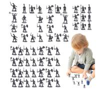Soldiers Figures Miniatures, Board Games, Playsets, Pretend Play expanded | Toy Soldiers Set for Boys Girls Educational Projects Cake Decorations expanded creativity for detailed scene crafting