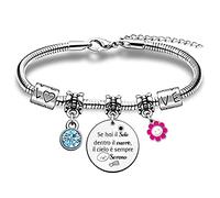 Sole Braccialetti Laureata Figlia Amici Ispiratore Regalo Andare All'Università Sorella Incoraggiare Ricordo Compleanno Nipote Distanza Accompagnare Ritorno A Scuola Fantastica Promemoria Gioielli