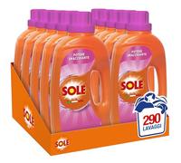 Sole Detersivo Lavatrice Liquido Potere Smacchiante 290 Lavaggi, Formula Igienizzante, 10 Confezioni da 29 Lavaggi