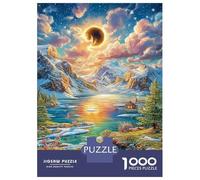 Sole di mezzanotte Puzzle 1000 Pezzi, Jigsaw Puzzle Difficili Per Adulti E Ragazzi Dai 14 Anni in Su, Home Giochi Puzzle 38x26cm/1000pcs