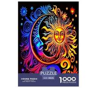 Sole e Luna 1000 Pezzi Puzzle Intrattenimento Creativo Interattivo L'armonioso abbraccio del sole e della luna Idea Regalo Smart Per Adulti E Bambini 38x26cm/1000pcs