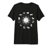 Sole e Luna - Tutti i segni zodiacali Maglietta Premium