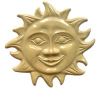 SOLE in Ceramica cm35x35h4 Giallo Indiano Splendente