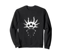 Sole Inquietante Gotico Horror Arte Xilografia Design Felpa