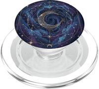 Sole, Luna e Stelle Pianeti celesti estetici PopSockets PopGrip per MagSafe
