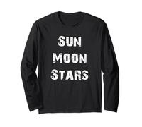 Sole Luna Stelle Maglia a Manica