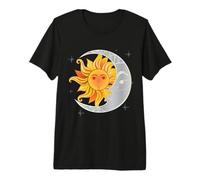 Sole Luna Stelle Terra Astrologia Astronomo Astronomia Maglietta Premium