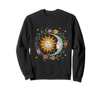 Sole Luna Yin Yang Armonia Celeste Arte Felpa