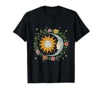 Sole Luna Yin Yang Armonia Celeste Arte Maglietta