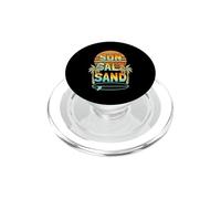 Sole sale sabbia spiaggia surf estate design vintage PopSockets PopGrip per MagSafe