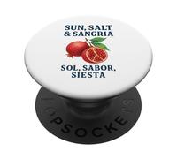 Sole, Sale & Sangria - Sol, Sabor, Siesta PopSockets PopGrip Adesivo