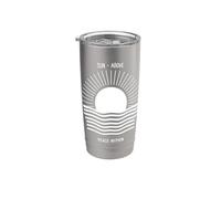 Sole Sopra Pace All'interno Spiaggia Vibes Bicchiere termico in acciaio inox doppia parete