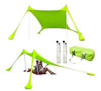 Sole Spiaggia, Parasole Da Spiaggia Portatile, Baldacchino Da Esterno Per Vacanze Al Mare, Impermeabile E Resistente Ai Raggi UV Per Campeggio, Pescas, Cortile E Picnic