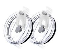 Soledea Coperchio per bicchiere da 590 ml, coperchi di ricambio compatibili per bicchieri YETI da 16/20/708,7 g, tazza da 680,4 g e Lowball 2.0 Rambler da 283,5 g, confezione da 2 coperchi per tazze