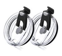 Soledea Coperchio per bicchiere da 590 ml per YETI, confezione da 2 coperchi di ricambio per bicchiere YETI da 590 ml, tazza da 10/680 ml e Lowball da 283,5 g, coperchi per tazze a prova di