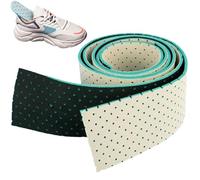 Soleggi per scarpe da passeggio-rotolo di auto-taglio traspirante con 2 colori reversibili | Pad di esercizi per ammortizzanti per campeggio, comfort a piedi, supporto per i piedi, scarpe atletiche, a