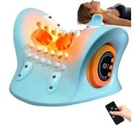 Soleida Neck Massager, Neck Therapy Pro Wireless, massaggiatore per il collo 5 in 1, rilassante per collo e schiena con calore, 5 modalità e 6 velocità, un vero sollievo inizia in soli 15 minuti