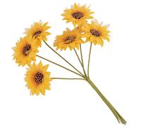 SOLEIL 72 GIRASOLI artificiali 3 cm DECORAZIONE BOMBONIERA 1FRK
