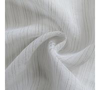 Soleil d’Ocre Bella Coppia di tendine, da 60 x 160 cm, di colore argento