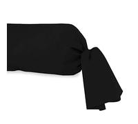 Soleil d’ocre Federa per cuscino alla francese, cotone 57 fili, Nero, 45 x 205 cm