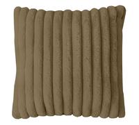 Soleil d’Ocre Himalaya Federa per cuscino in flanella, da 60 x 60 cm, di colore cammello