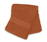 Soleil d’ocre Lagune Asciugamano da bagno, in cotone 500 gr/m2, 100 x 140 cm, terracotta