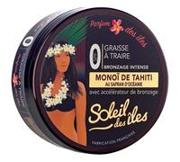 Soleil des Iles Lubrificante per mungitura Monoi de Tahiti + Rea, acceleratore solare, impermeabile, profumo per isole, prodotto in Francia