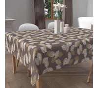 Soleil d'Ocre Tovaglia stampata antimacchia Ceres quadrata 180 x 180 cm