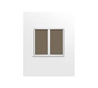 Soleil d'Ocre 42548 Dolly Coppia di Rotte Vice Poliestere Taupe 45 X 90 cm