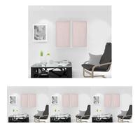 Soleil d'ocre 42551 Dolly Coppia di Rotte Vice Poliestere Rosa 45 X 90 cm (Confezione da 4)