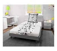 Soleil d'ocre Acquerello Impostare di omicidio, Cotone, Grigio, 180 X 290 cm