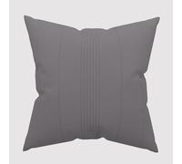 Soleil d'ocre Adèle Coperture di Cuscino, Policotone, Grigio, 40 x 40 cm