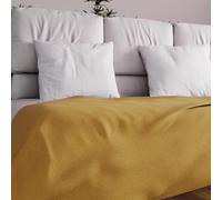 Soleil d'ocre Adele Copriletto, copridivano, Policotone, Giallo, 180 x 220 cm