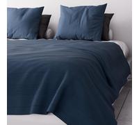 Soleil d'ocre Adele Copriletto, copridivano, Policotone, Blu, 220 x 240 cm