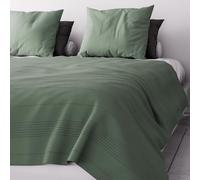 Soleil d'ocre Adele Copriletto, copridivano, Policotone, Verde, 220 x 240 cm