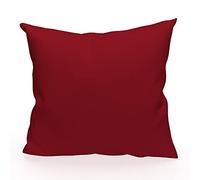Soleil d'ocre Alix Coperchio, Cuscino, Poliestere, Rosso, 40 X 40 cm