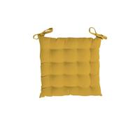 Soleil d'ocre Alix Cuscino imbottito per sedia, Giallo, 40 x 40 x 5 cm
