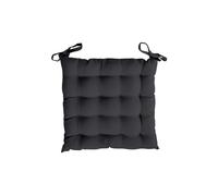 Soleil d'ocre Alix Cuscino imbottito per sedia, Grigio (Antracite), 40 x 40 x 5 cm