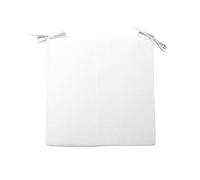 Soleil d'ocre Alix Cuscino per Sedia impermeabilizzato, Bianco, 40 x 40 x 5 cm