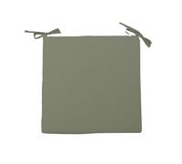 Soleil d'ocre Alix Cuscino per Sedia impermeabilizzato, Verde (Kaki), 40 x 40 x 5 cm