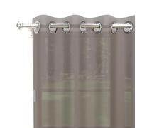 Soleil d'ocre Alix Tenda con occhielli, Marrone, 140 x 180 cm