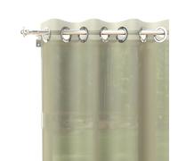 Soleil d'ocre Alix Tenda con occhielli, Verde (Kaki), 140 x 250 cm