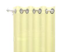 Soleil d'ocre Alix Tenda con occhielli, Verde (Verde Limone), 140 x 180 cm