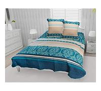 Soleil d'ocre Anna Boutis, Cotone, Blu, 220x240 cm